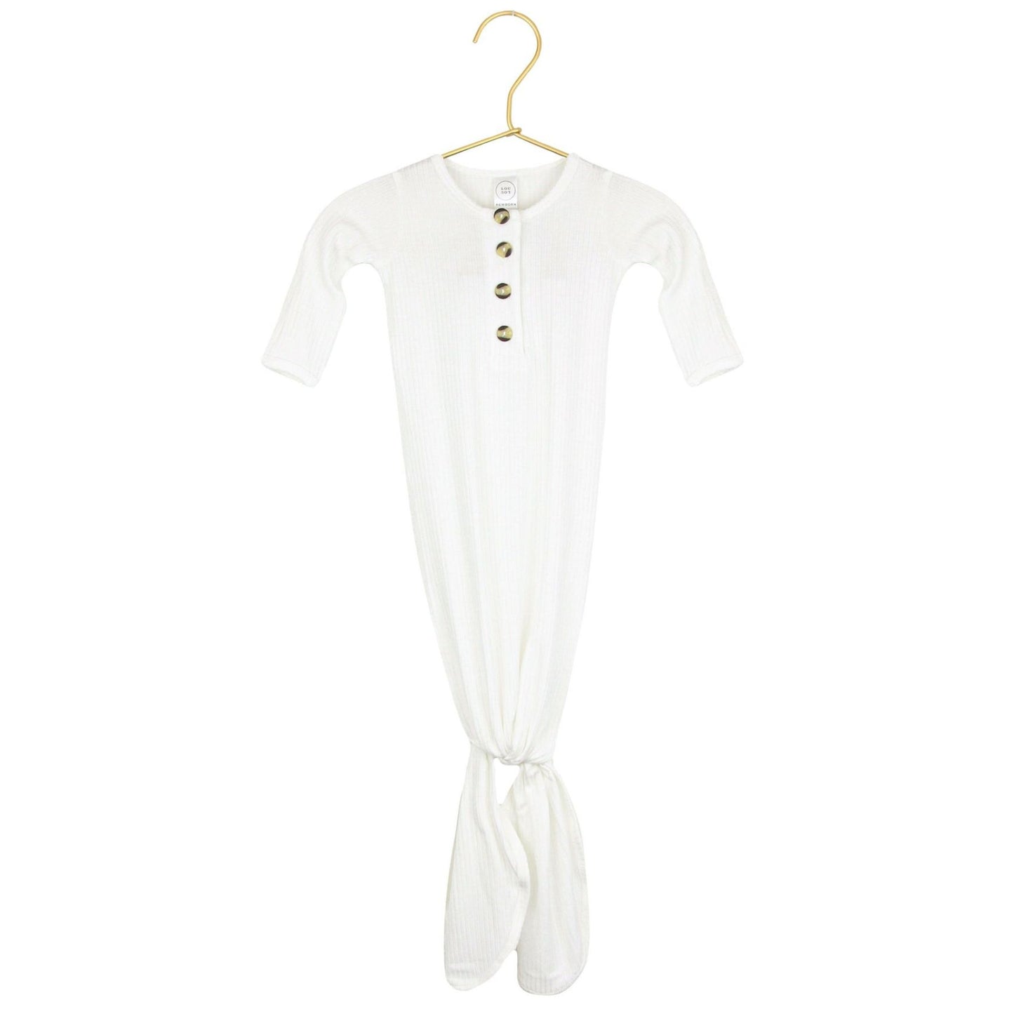 Lou Lou and Company Ribbed Knotted Gown - Wren