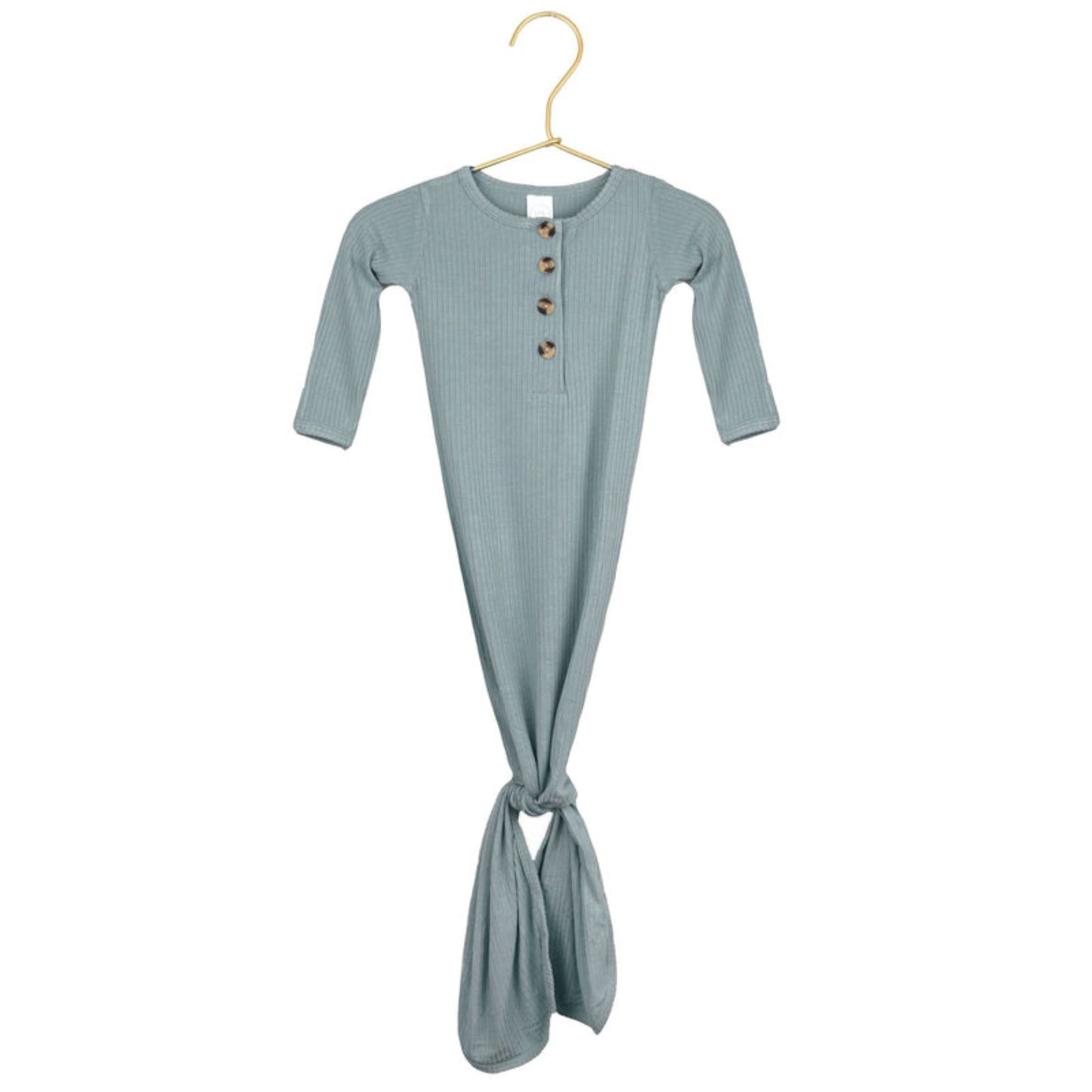 Lou Lou and Company Ribbed Knotted Gown - NB-3M - Ford