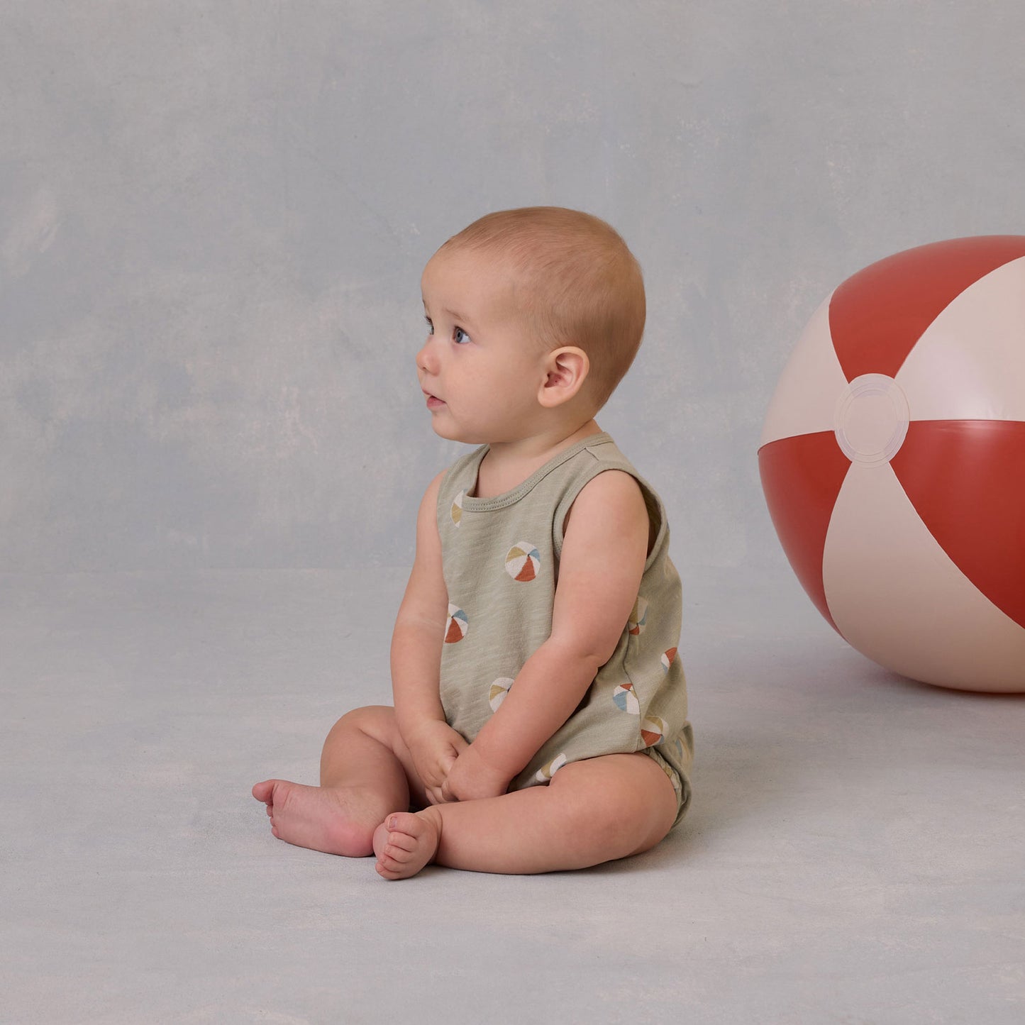 Rylee and Cru Bubble Onesie - Beach Balls