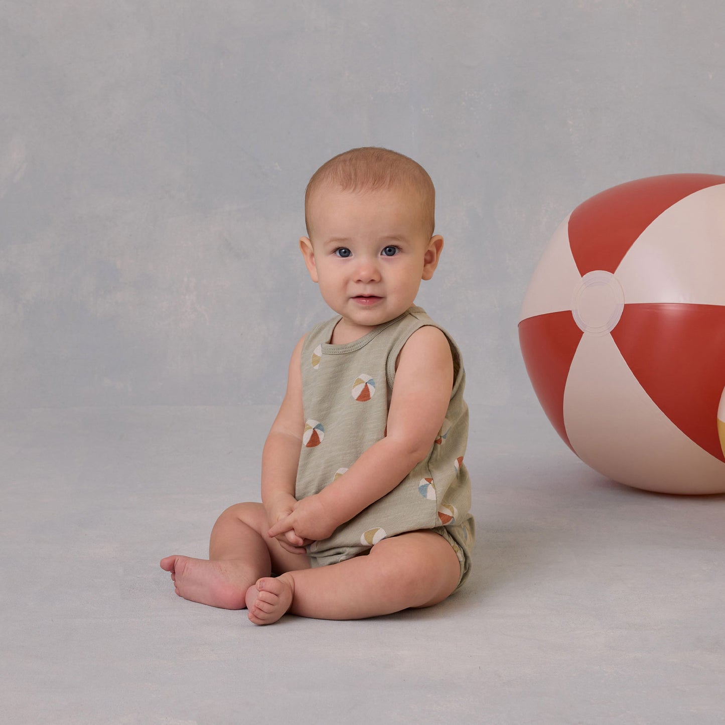 Rylee and Cru Bubble Onesie - Beach Balls