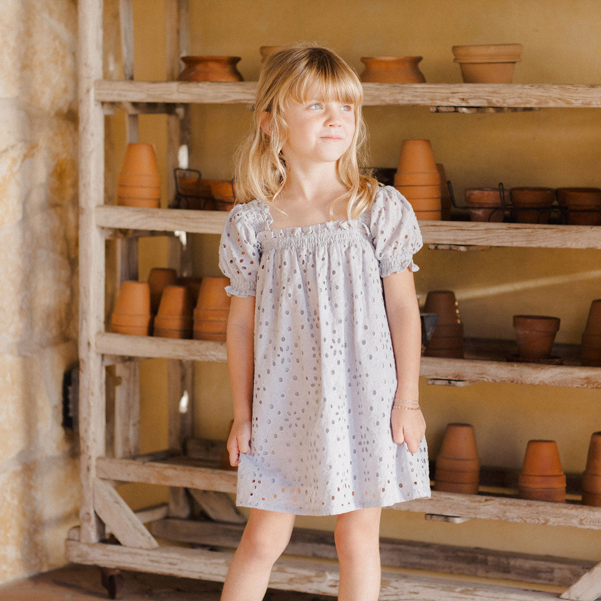 Rylee and Cru Milan Dress - Light Blue
