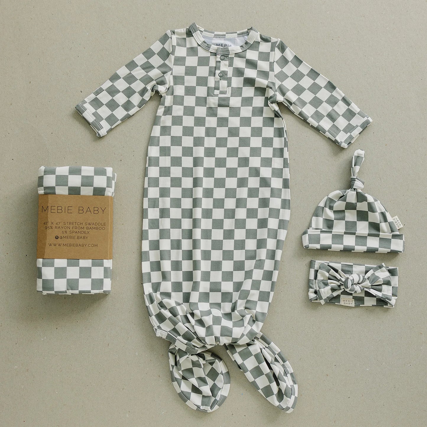 Mebie Baby Bamboo Newborn Knot Hat