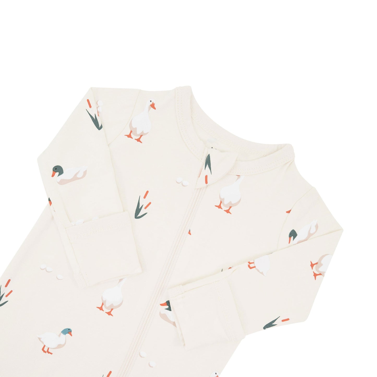Kyte BABY Zippered Footie - Duck