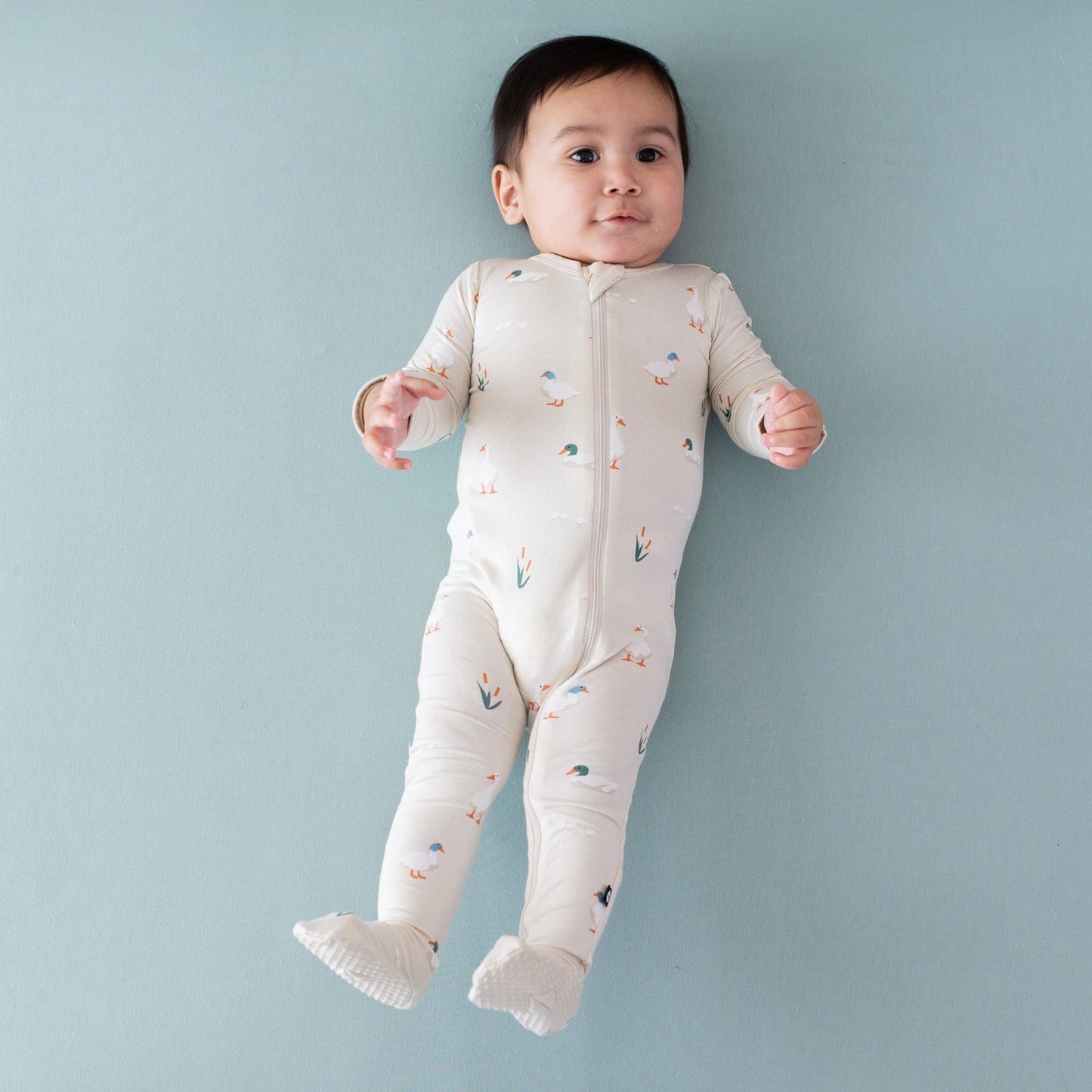 Kyte BABY Zippered Footie - Duck