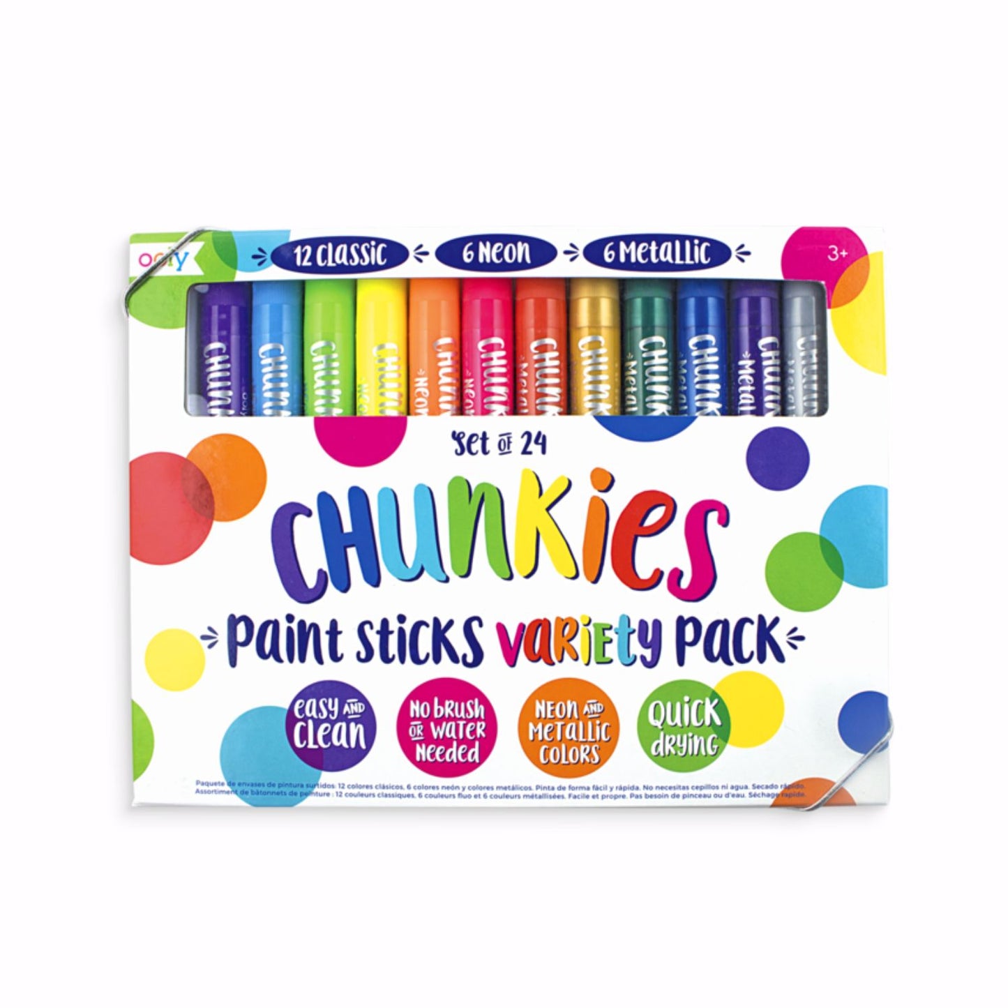 OOLY Chunkies Paint Sticks Variety Pack - Set of 24