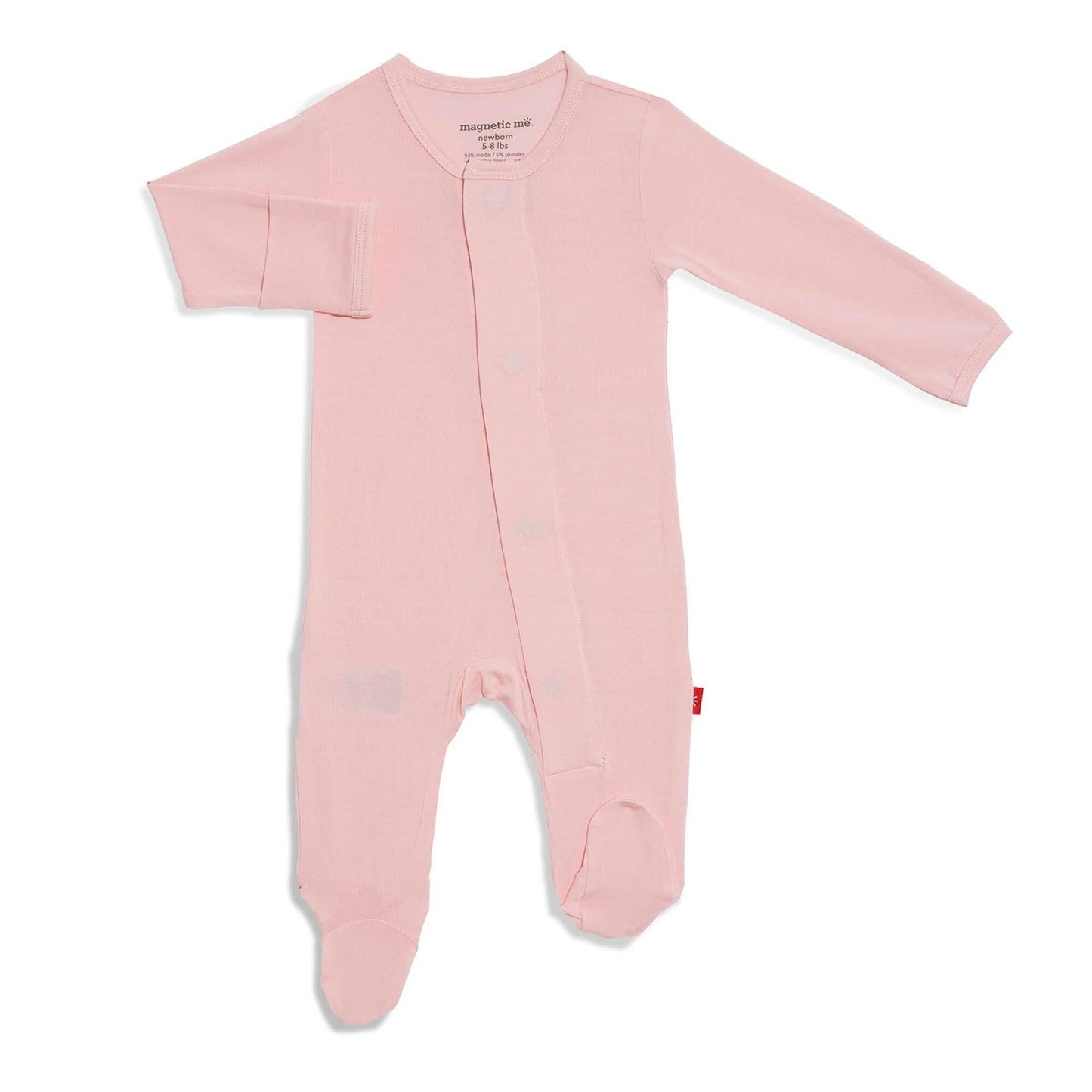 Magnetic Me Modal Magnetic Footie - Pink Dogwood