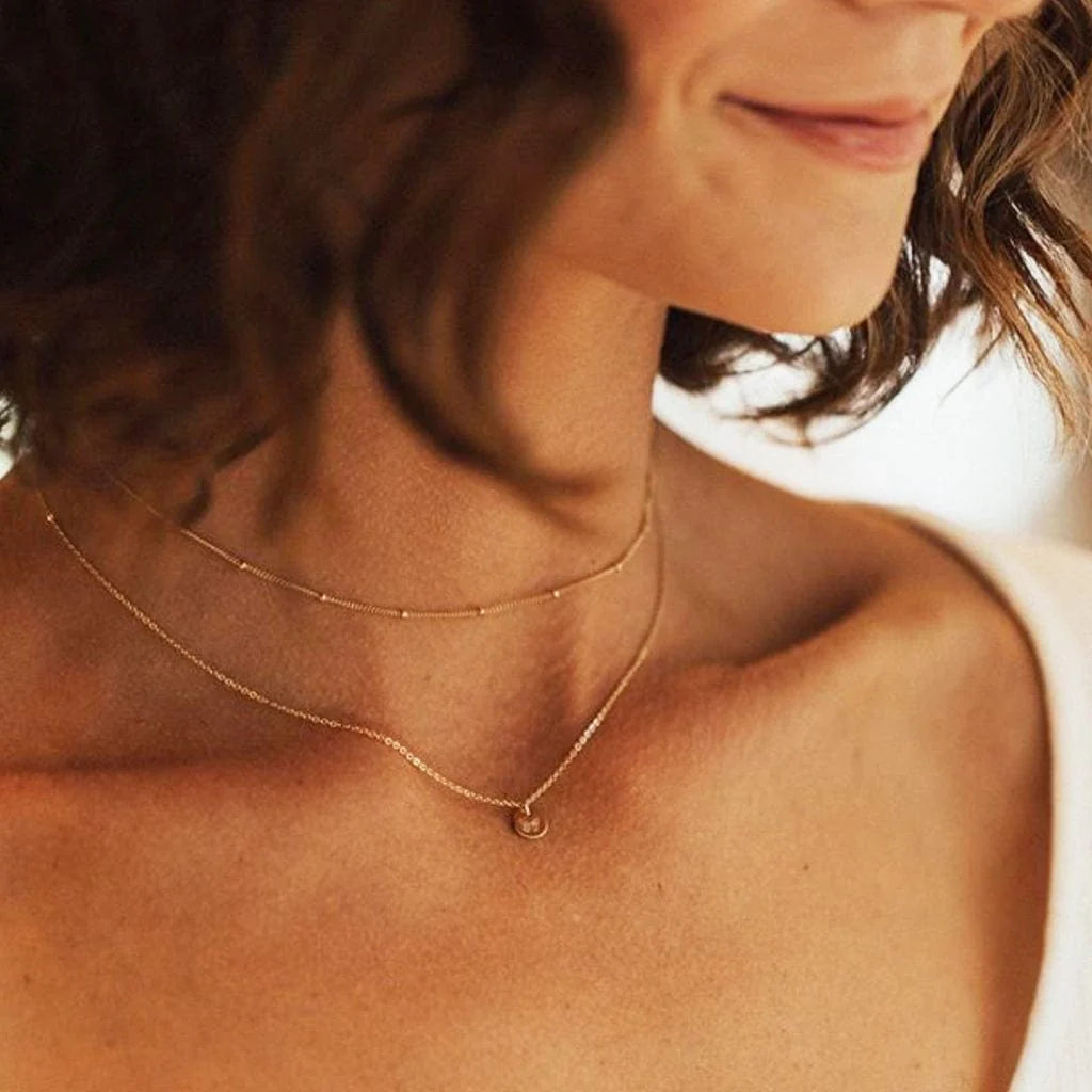 Made by Mary Gold Filled Satellite Choker Necklace