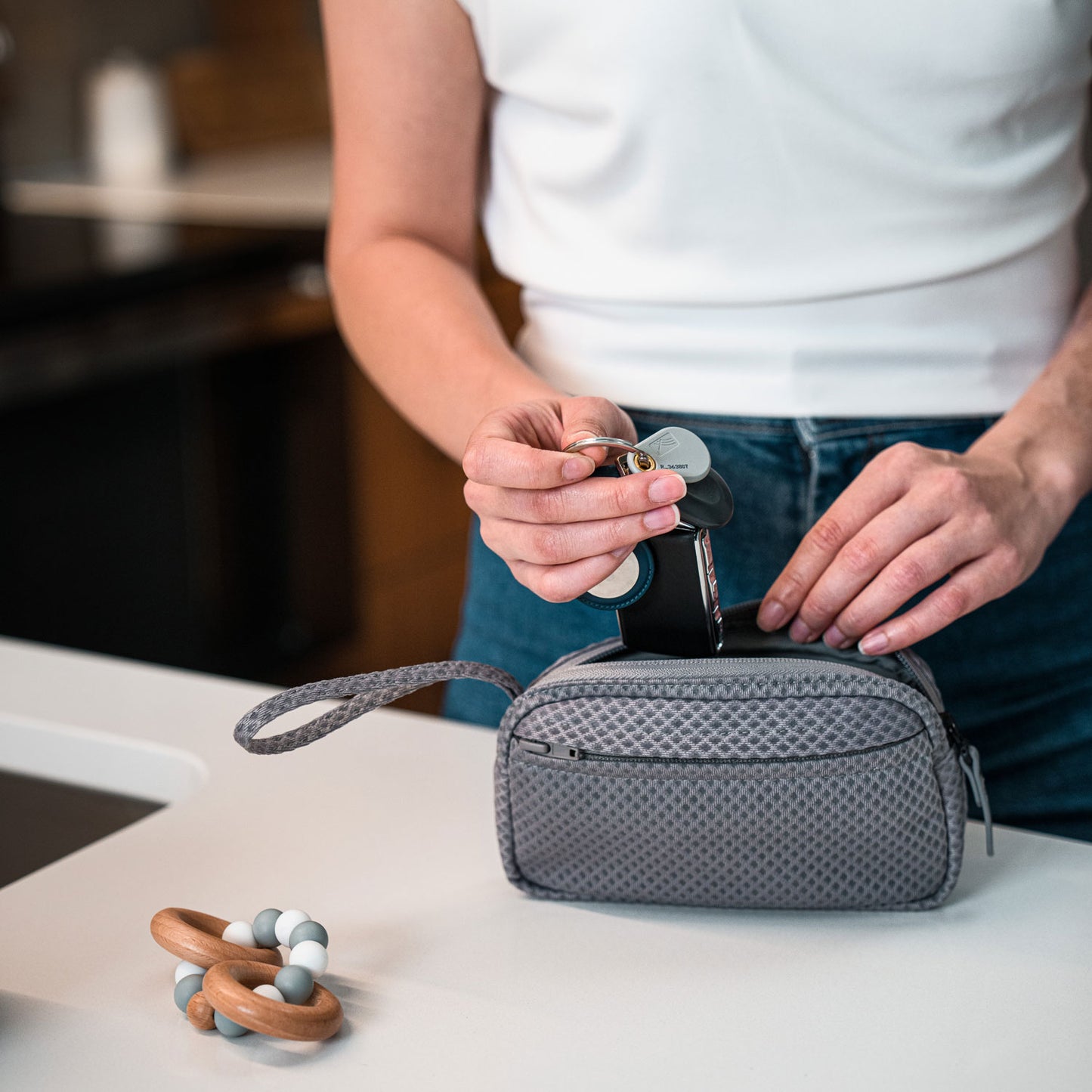 Nuna CUDL Clik Carrier - Denim pouch