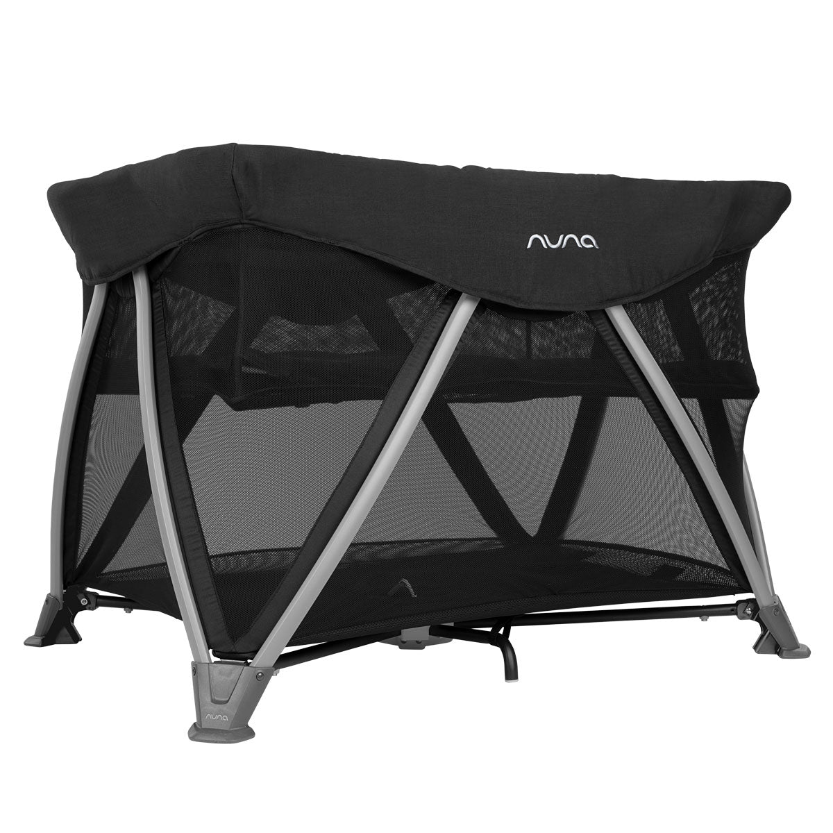 Nuna SENA Aire Play Yard with Zip-Off Bassinet - Caviar