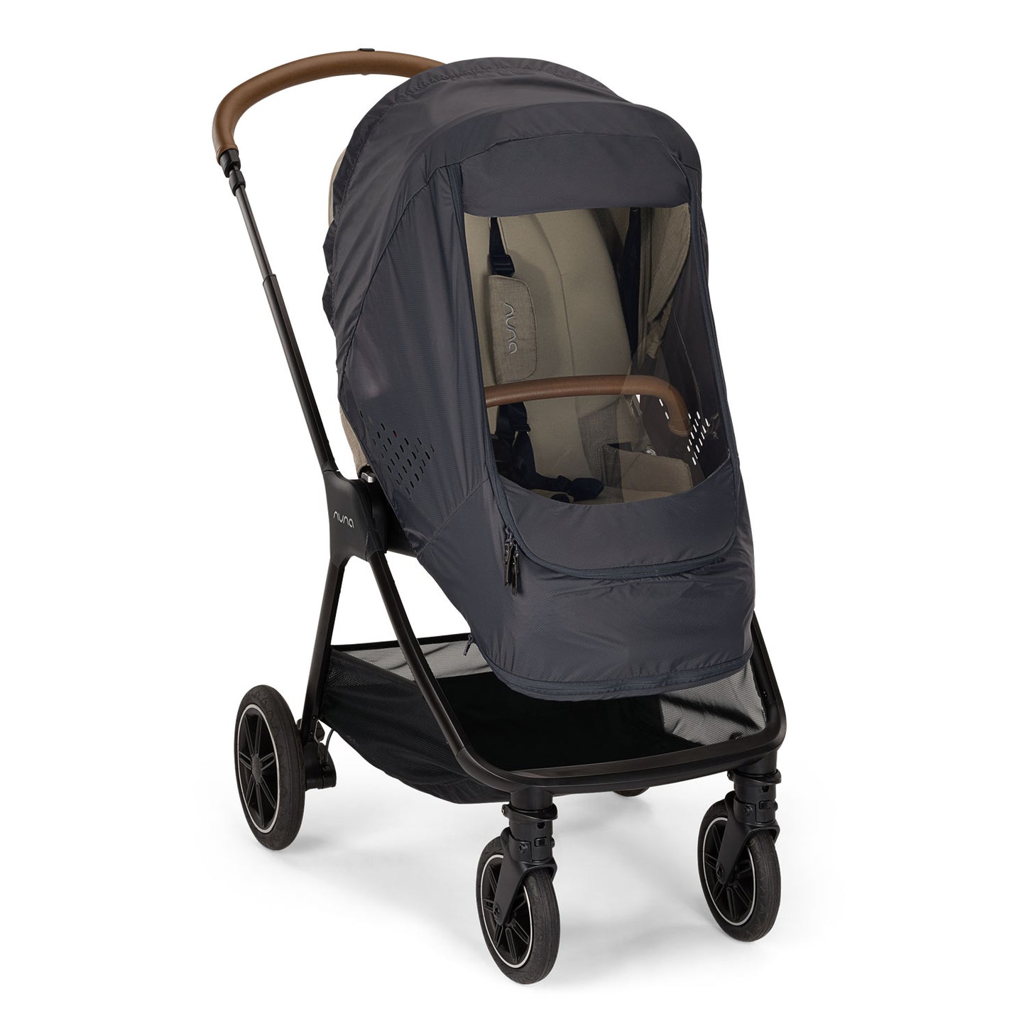Nuna Stroller Wind Cover - Indigo on Nuna stroller