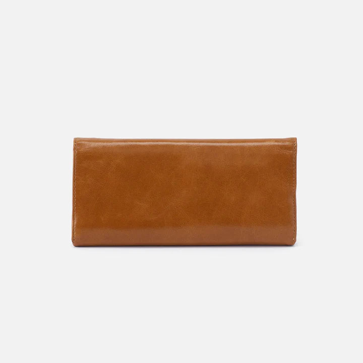 Hobo Bags Rachel Continental Wallet - Polished Leather - Truffle