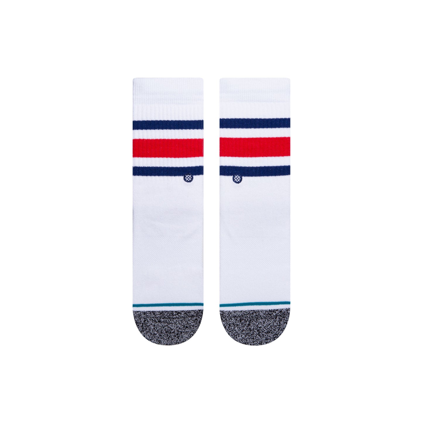 Stance Kids' Crew Socks - Boyd St - White / Blue