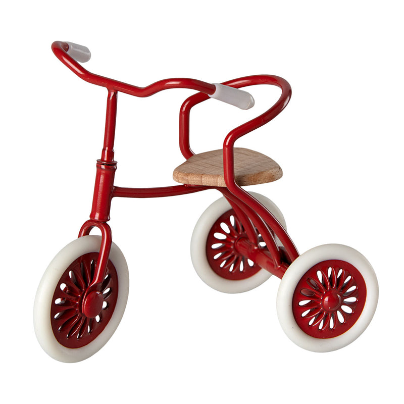 Maileg Mouse Abri A Tricycle - Red