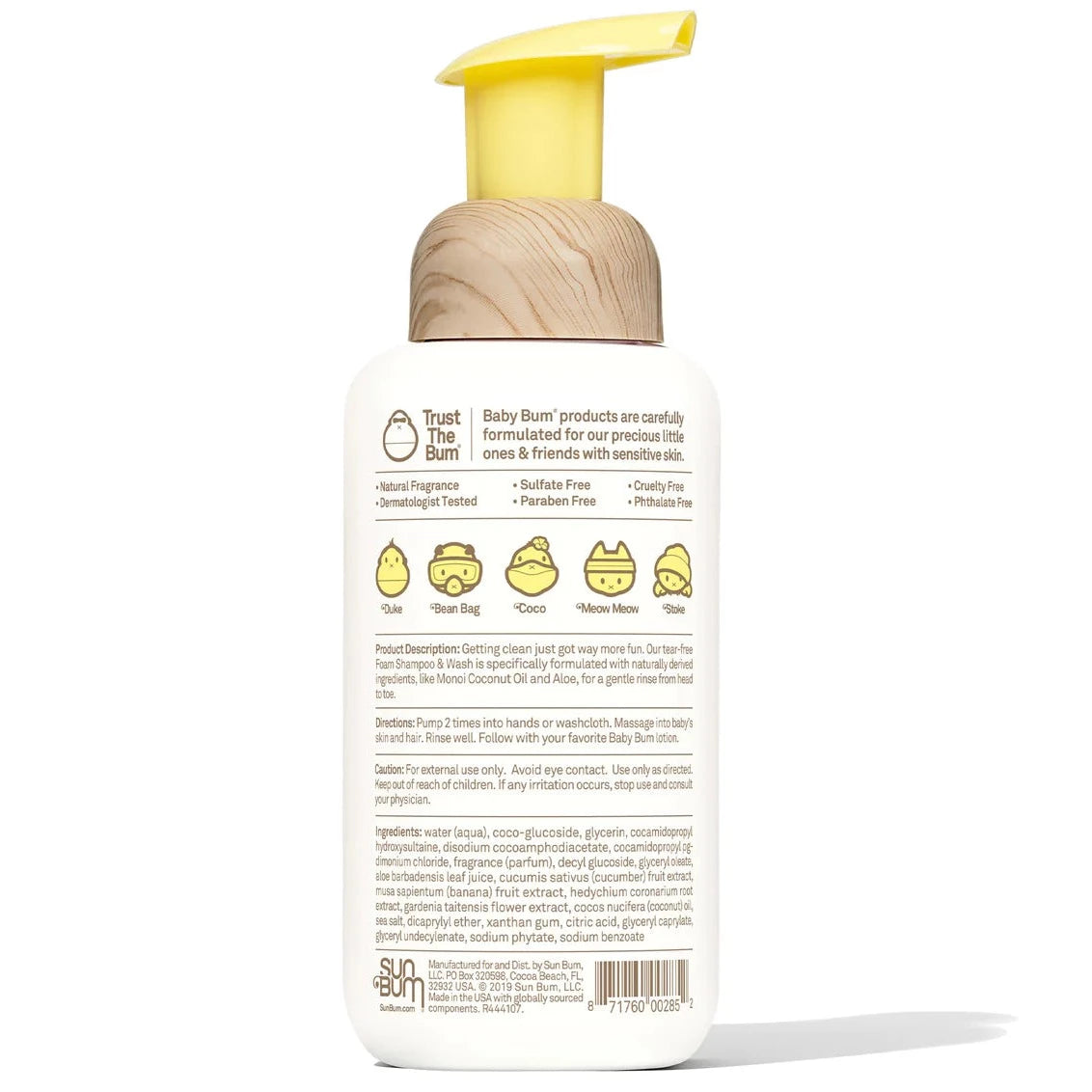 Sun Bum Baby Bum Shampoo and Wash