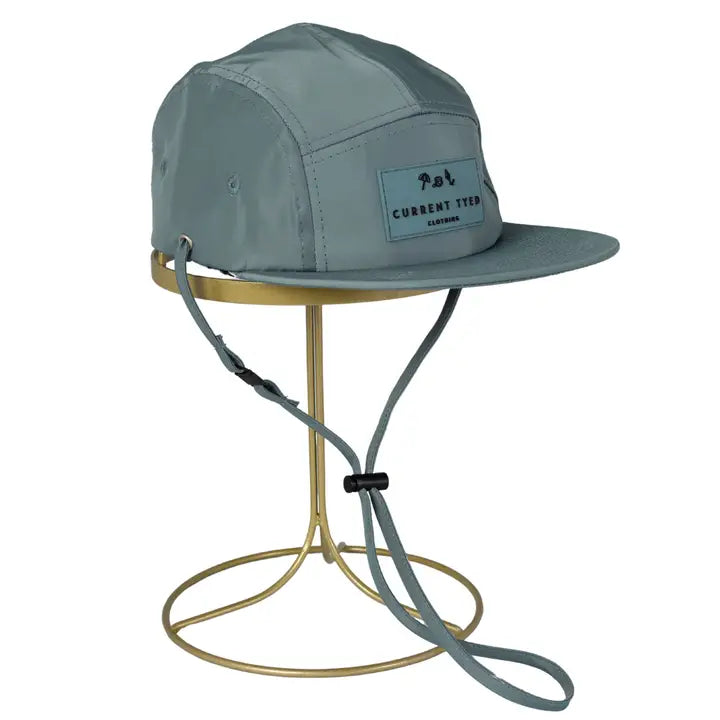 Current Tyed Clothing 5 Panel Waterproof Snapback Hat - Small (17"-19")