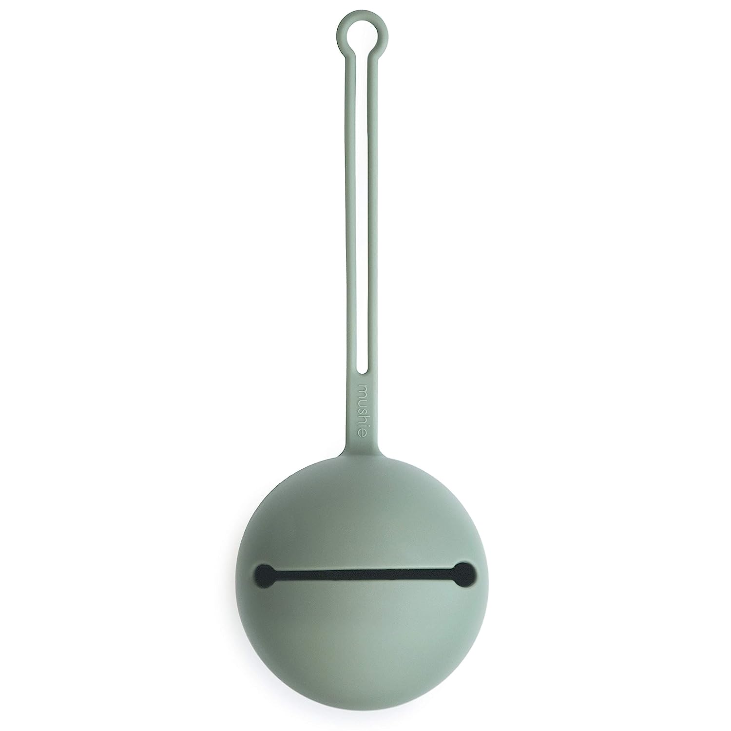 Mushie Silicone Pacifier Holder Case - Cambridge Blue