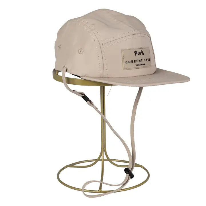 Current Tyed Clothing 5 Panel Waterproof Snapback Hat - Small (17"-19")