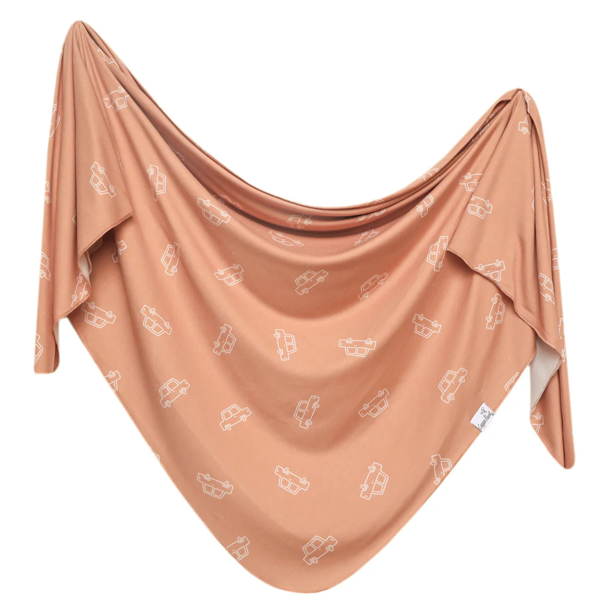 Copper Pearl Knit Swaddle Blanket