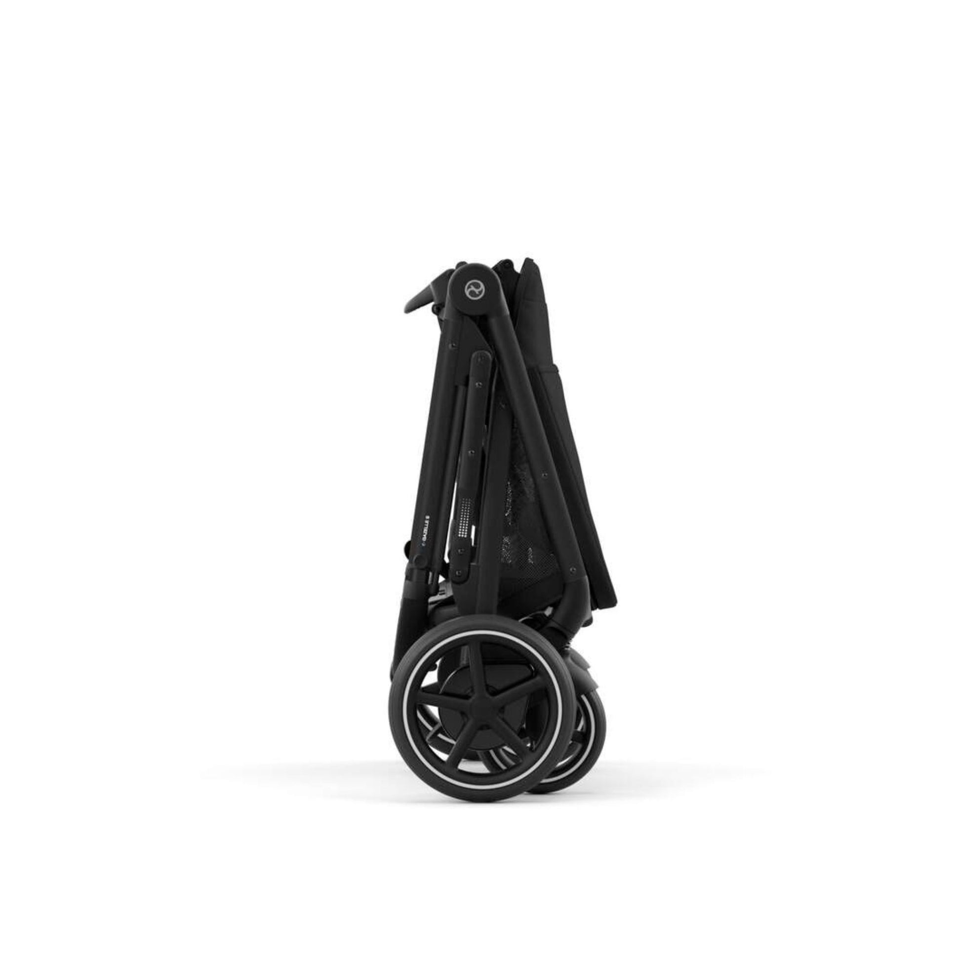 Cybex e-Gazelle S Stroller - Moon Black with Black Frame