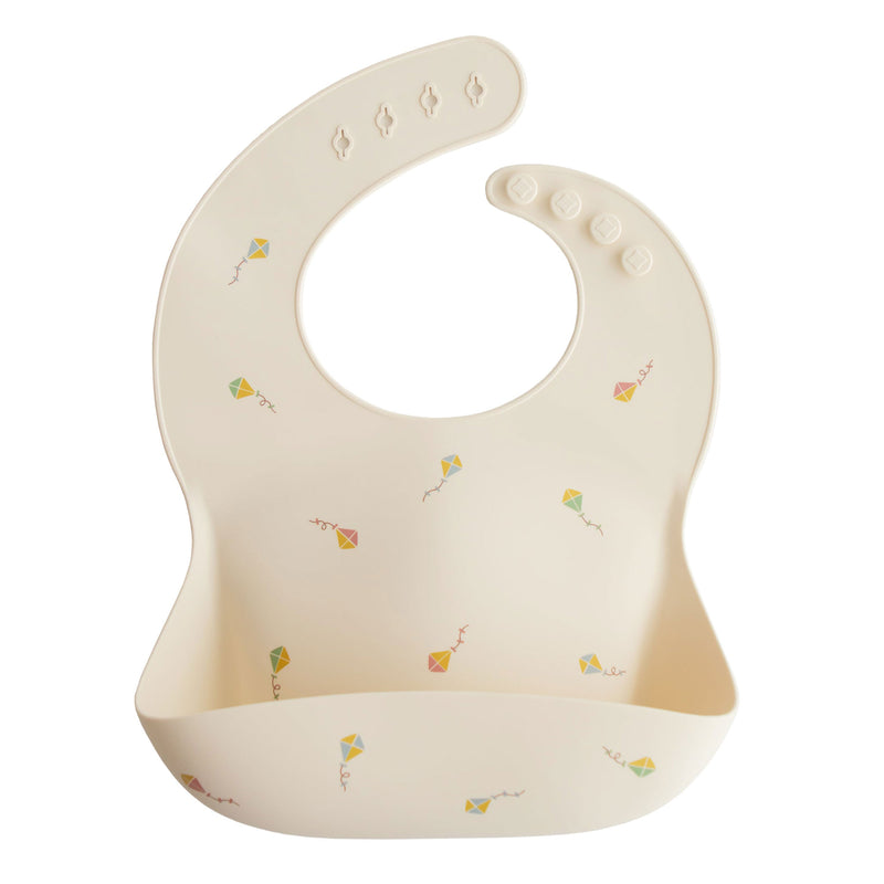 Mushie Silicone Bib - Kites