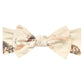 Copper Pearl Knit Headband Bow