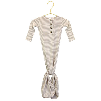Lou Lou and Company Knotted Gown - NB-3M - Banks