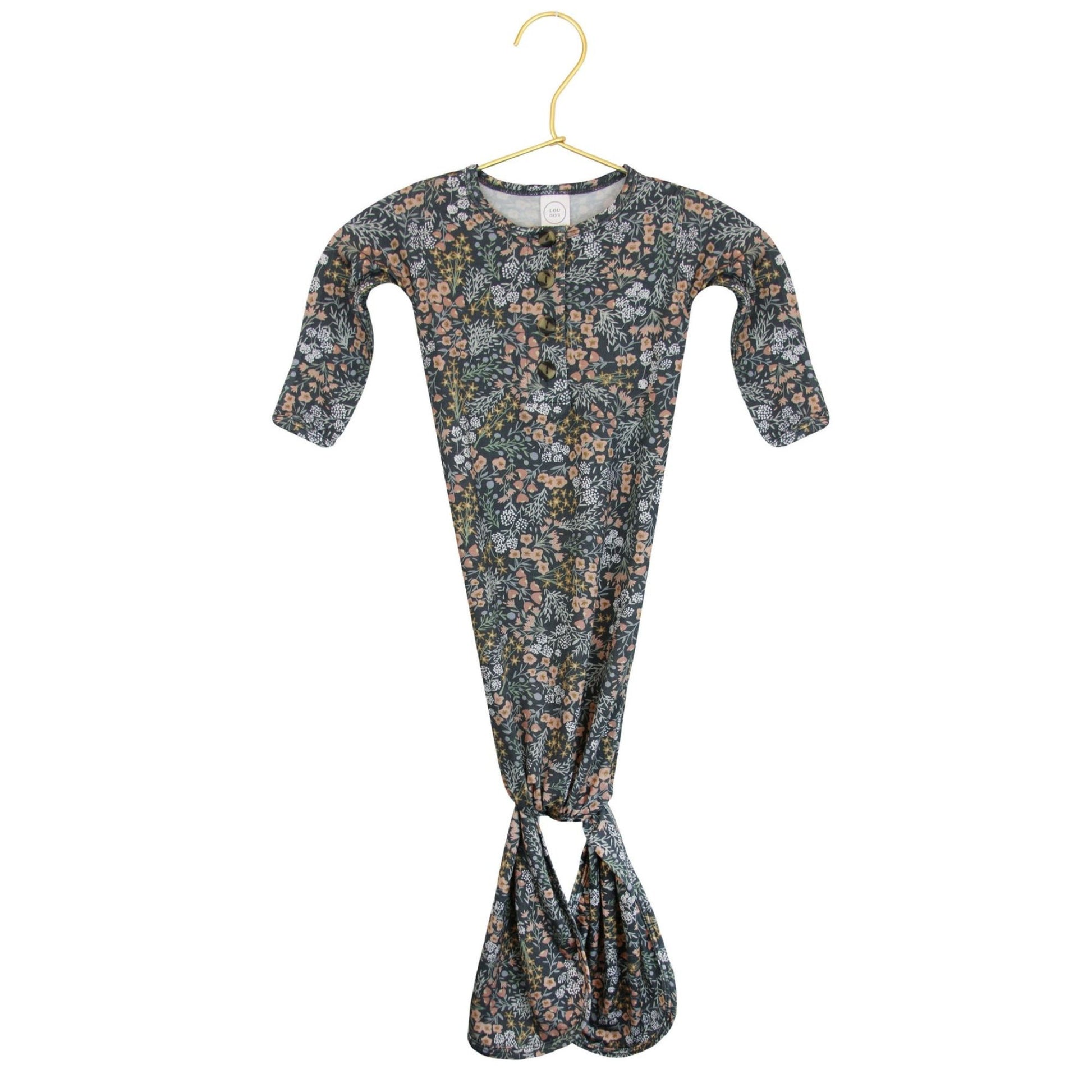 Lou Lou and Company Knotted Gown - NB-3M  - Bea