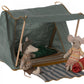 Maileg Mouse Happy Camper Tent - Rolled Door and Wooden Sticks
