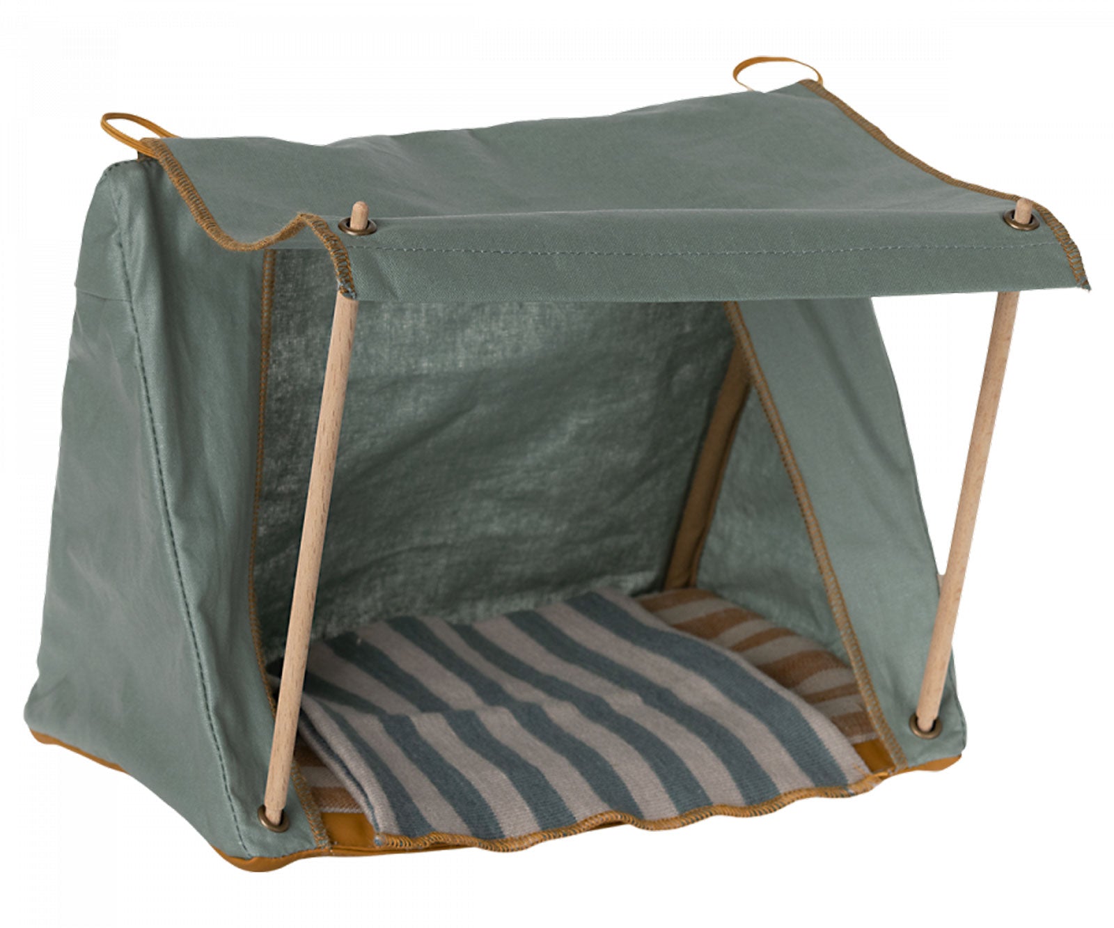 Maileg Mouse Happy Camper Tent - Rolled Door and Wooden Sticks