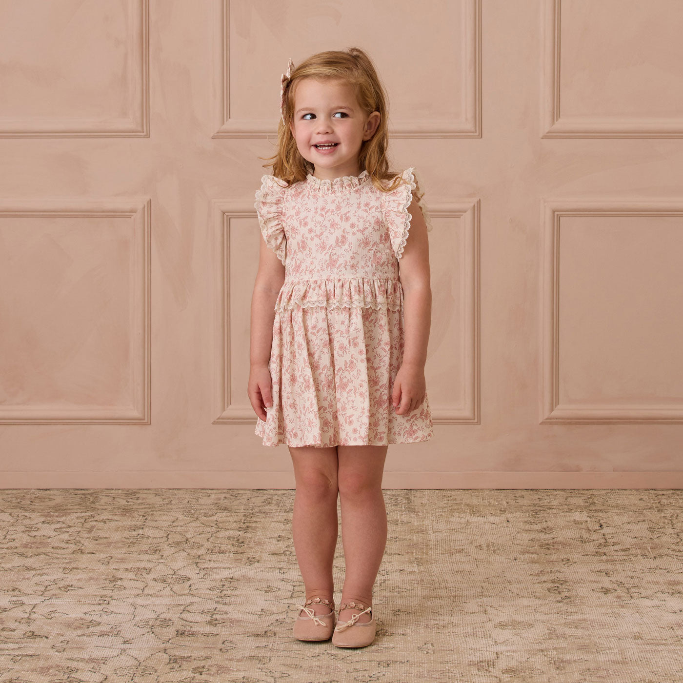 Noralee Alice Dress - Pink Toile
