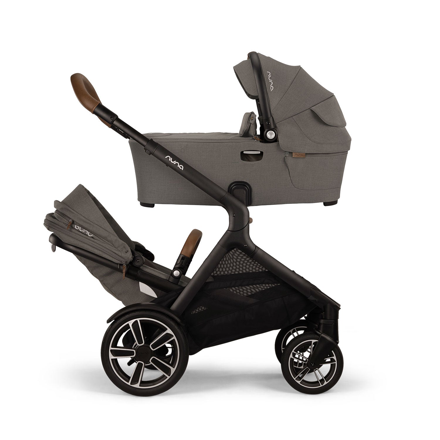 Nuna DEMI Next Bassinet + Stand - Granite