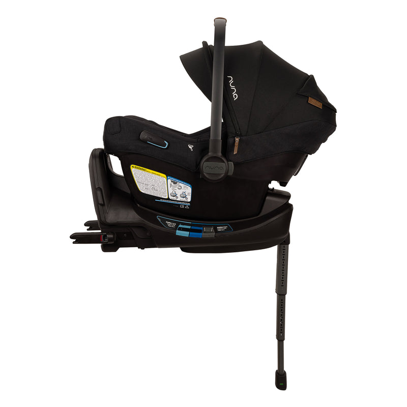 Nuna PIPA Aire RX Infant Car Seat with RELX Base - Caviar