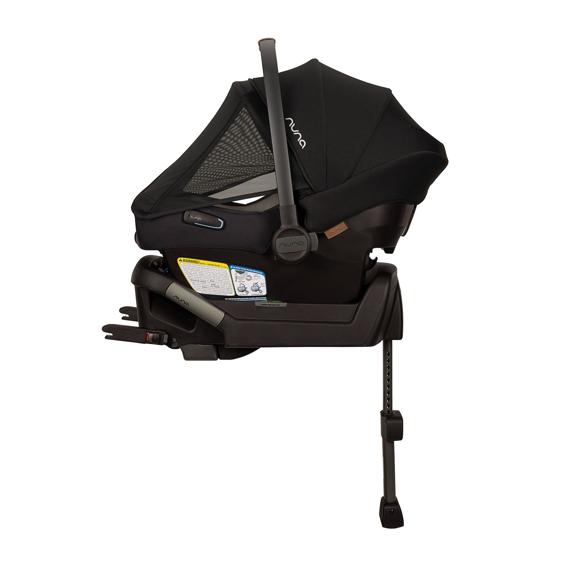 Nuna PIPA Aire Infant Car Seat with Base - Caviar