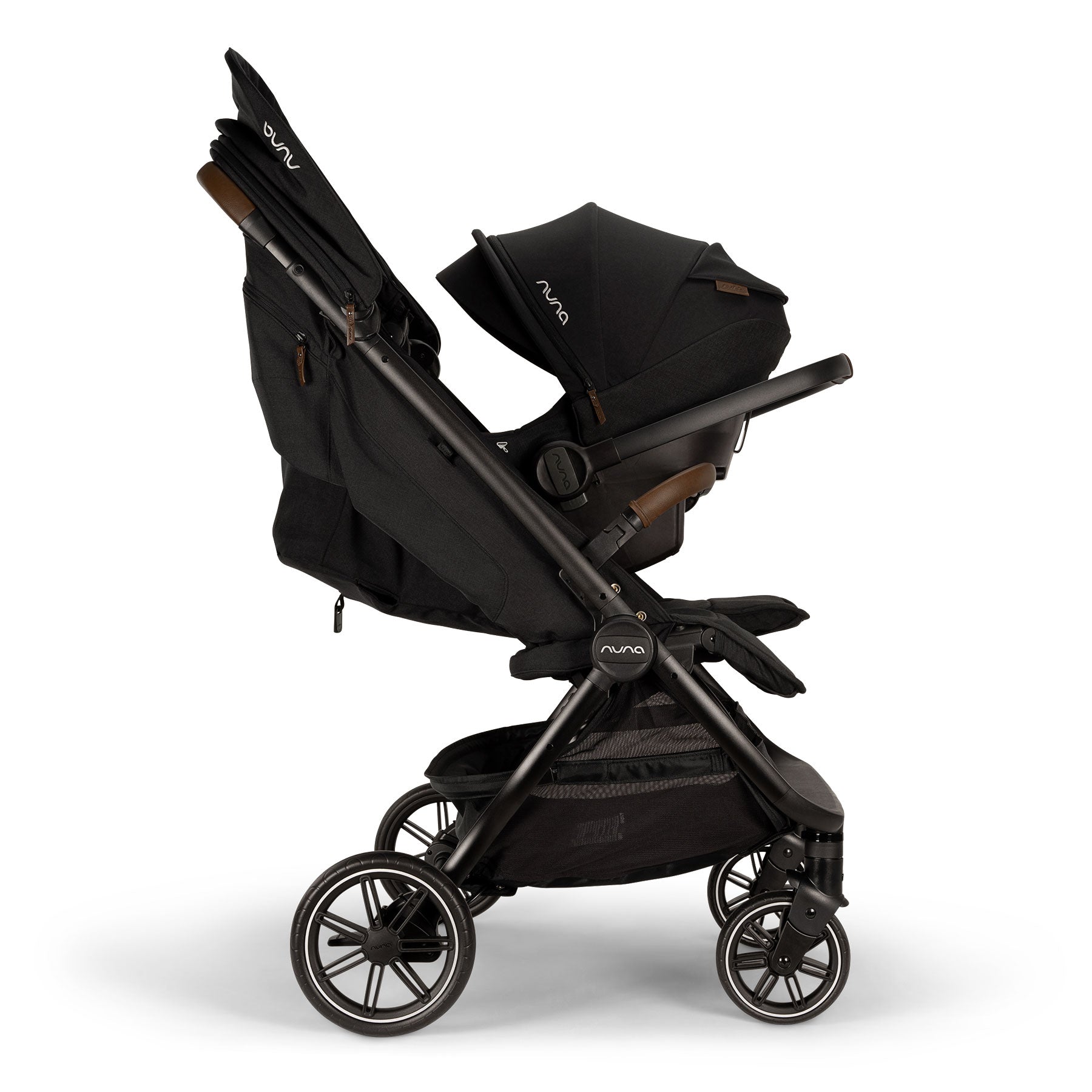 Nuna TRVL Dubl Stroller - Caviar