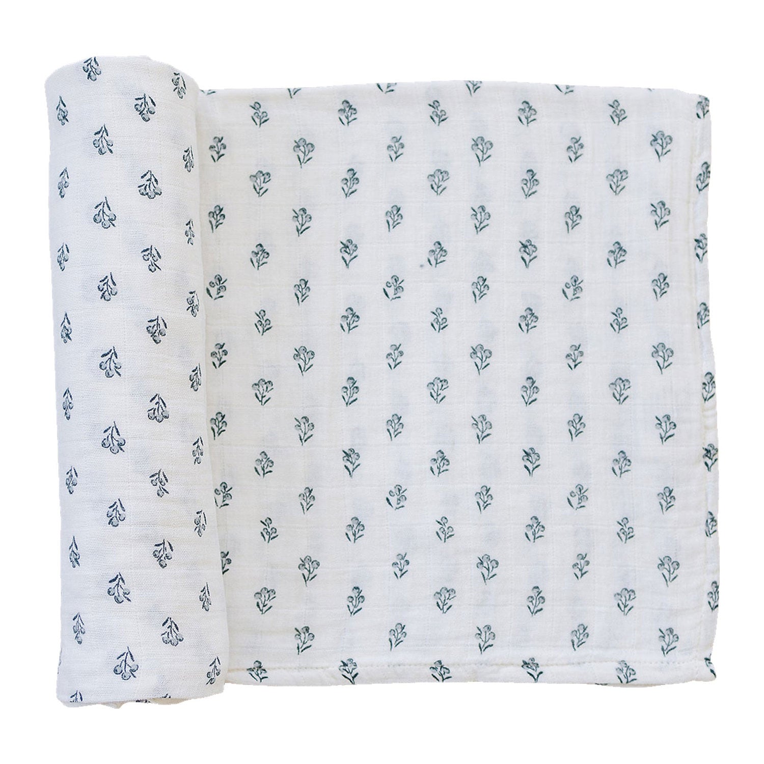 Mebie Baby Muslin Swaddle Blanket - Cream Berry