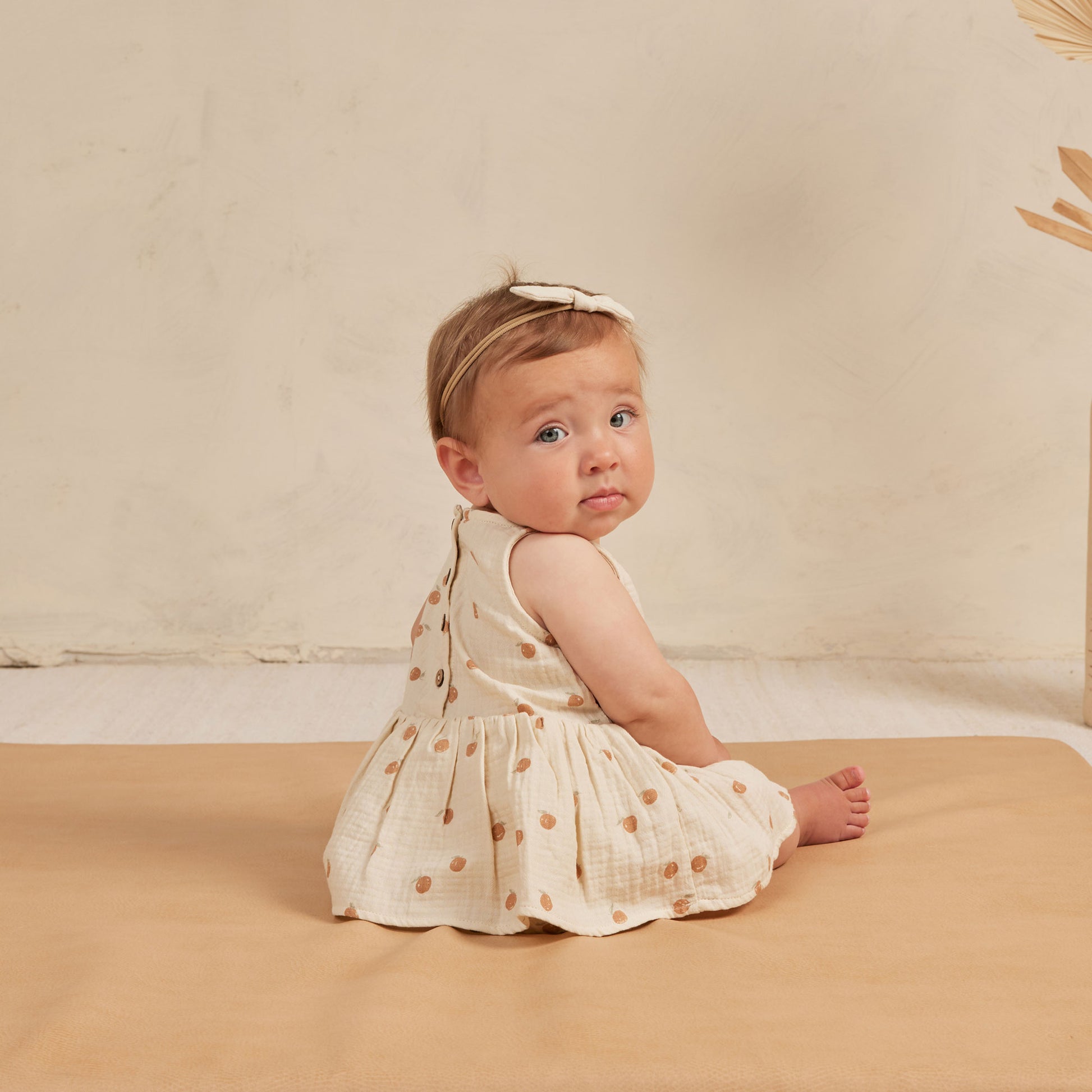 Quincy Mae Little Knot Headband - Ivory - Beige