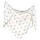 Copper Pearl Knit Swaddle Blanket