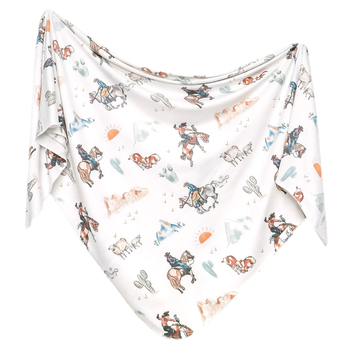 Copper Pearl Knit Swaddle Blanket