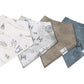 Copper Pearl Baby Bandana Bibs