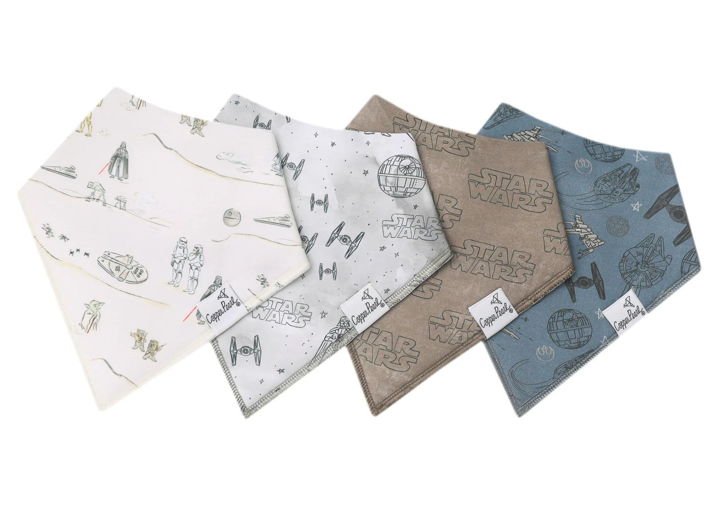 Copper Pearl Baby Bandana Bibs