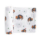 Little Unicorn Cotton Muslin Swaddle Blanket - Bison