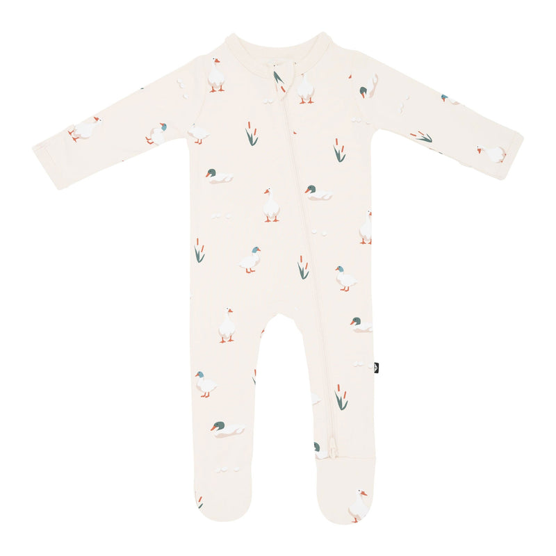 Kyte BABY Zippered Footie - Duck