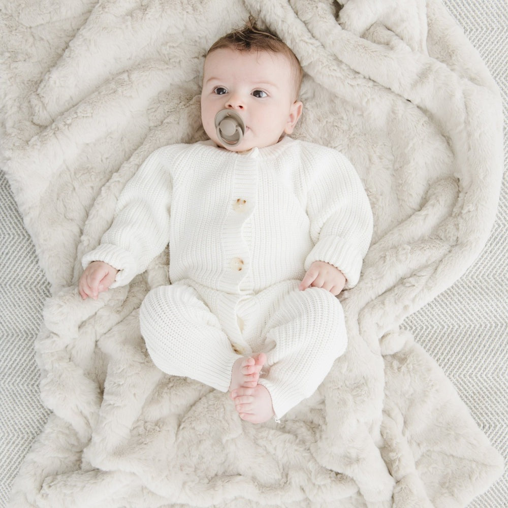 Saranoni Receiving Dream Blanket - Oat