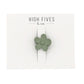 High Fives Flower Hair Claw Clips - 1.35" - Sage