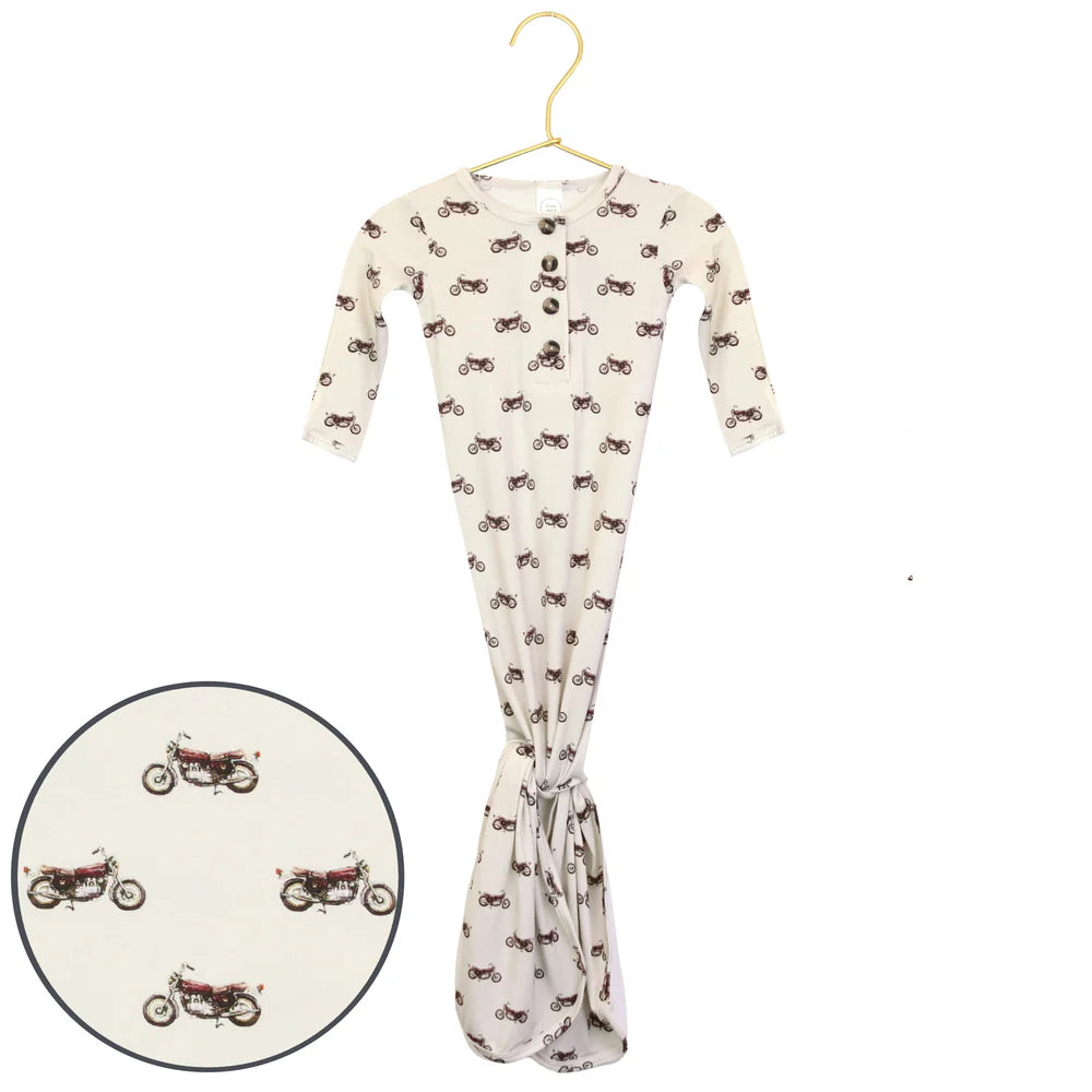 Lou Lou and Company Knotted Gown - NB-3M