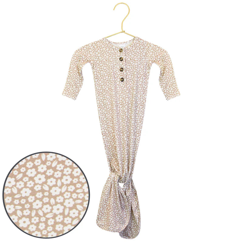 Lou Lou and Company Knotted Gown - NB-3M