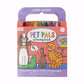 OOLY Carry Along Coloring Book Set - Pet Pals