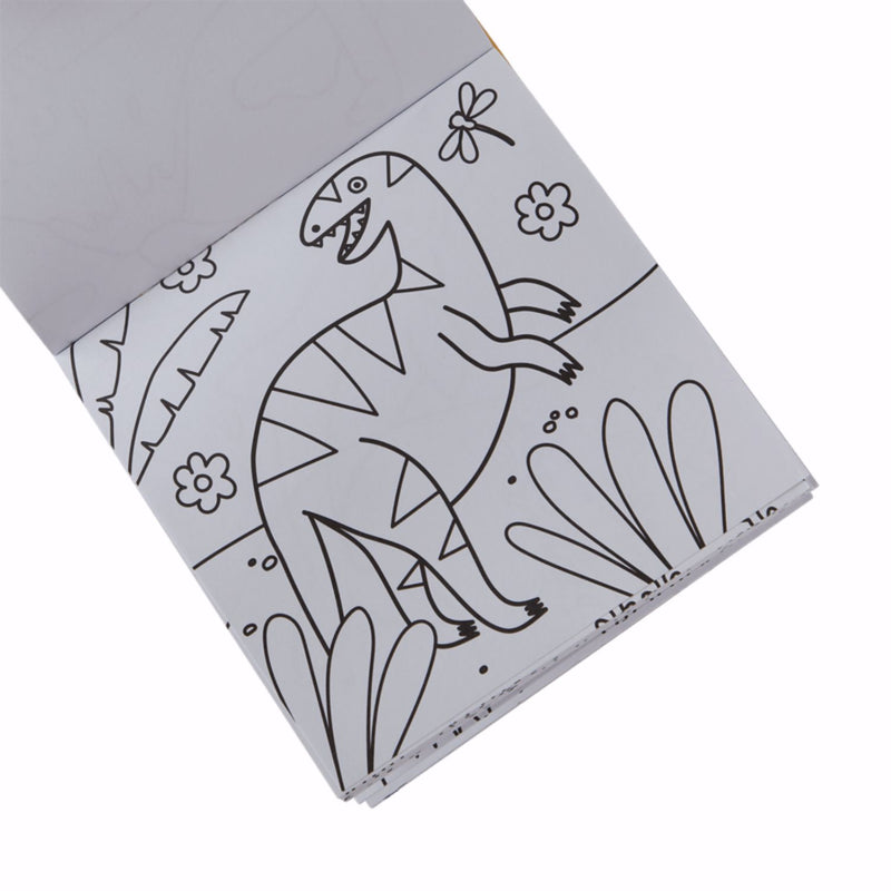 OOLY Carry Along Coloring Book Set - Dinoland