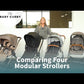 Comparing four Modular Strollers