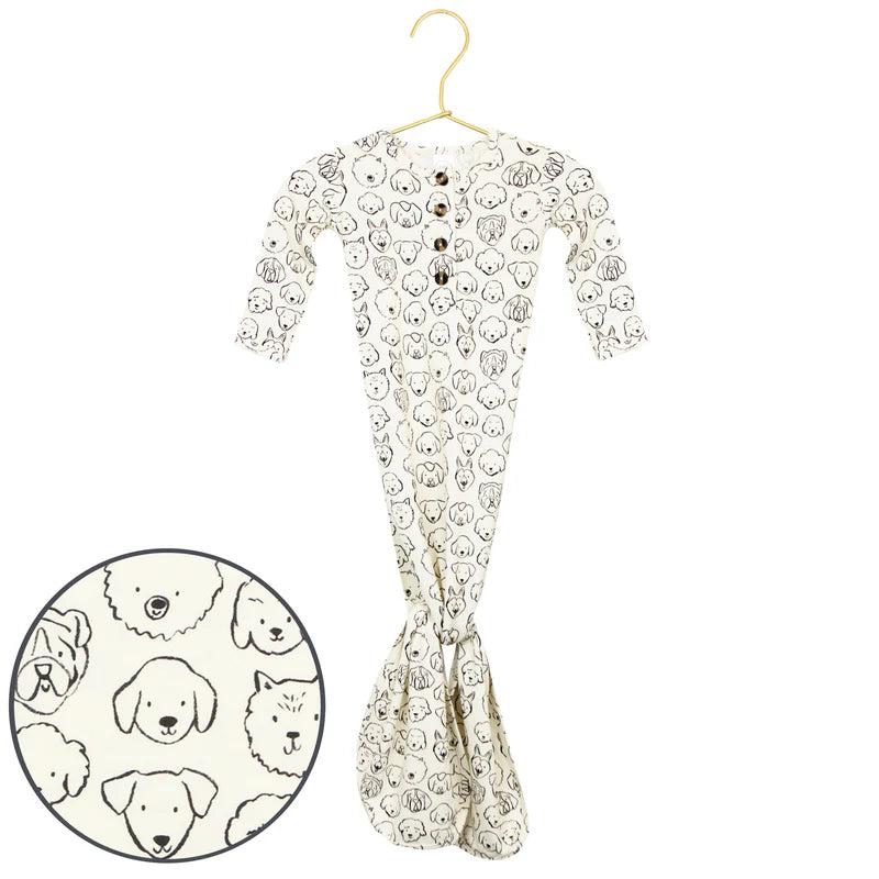 Lou Lou and Company Knotted Gown - NB-3M